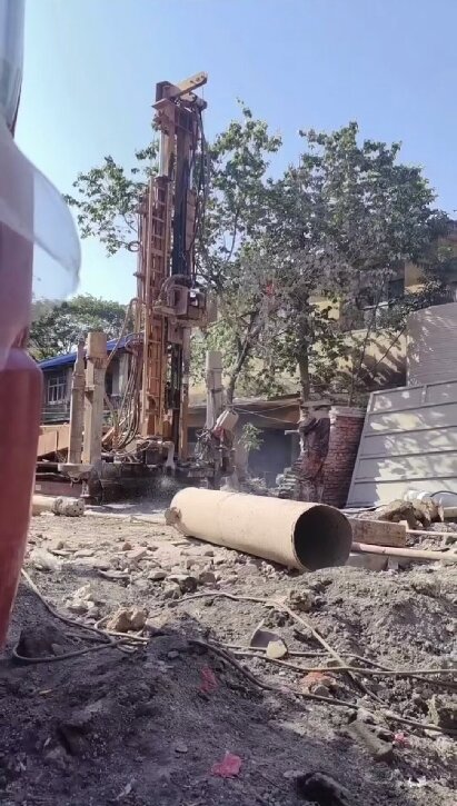 长阳工地施工用水井